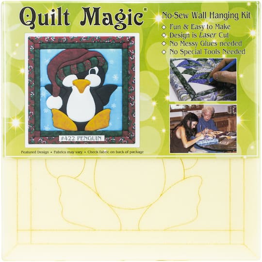 Quilt-Magic&#xAE; Penguin No Sew Wall Hanging Kit